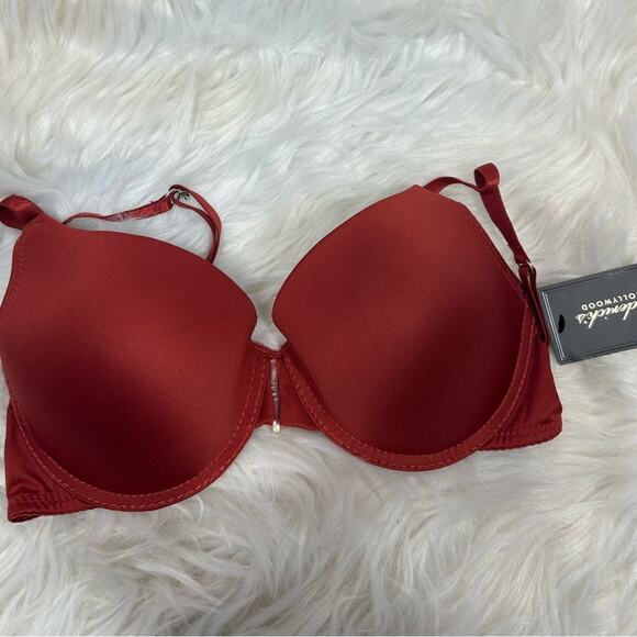 Fredericks of Hollywood Rust Diana Push Up Plunge Multiway Underwire Bra 36C - Picture 5 of 8
